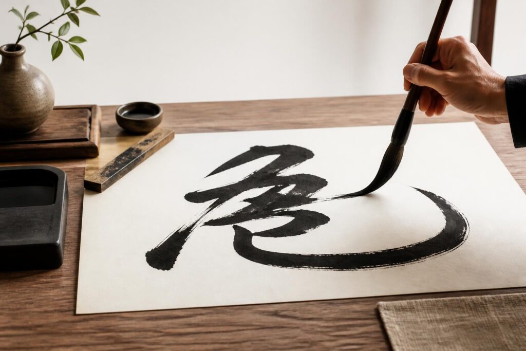 筆文字ロゴで屋号を表現するには？