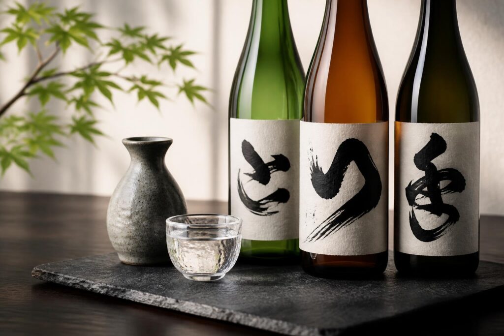 筆文字ロゴの日本酒にはどんな魅力や特徴がある？