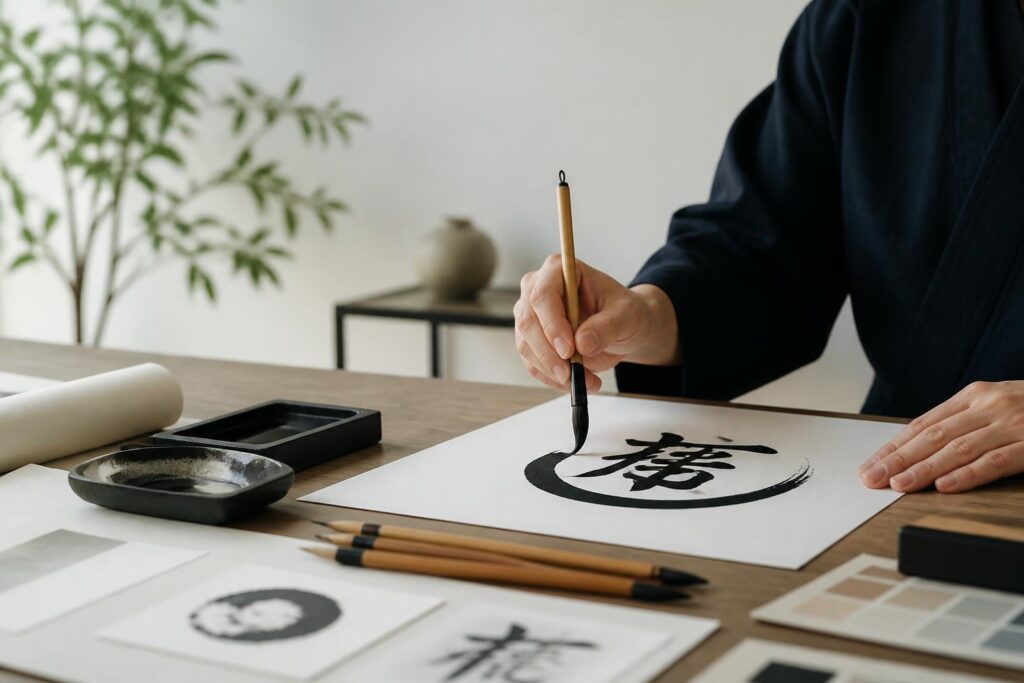 筆文字ロゴを開業時に作るには？