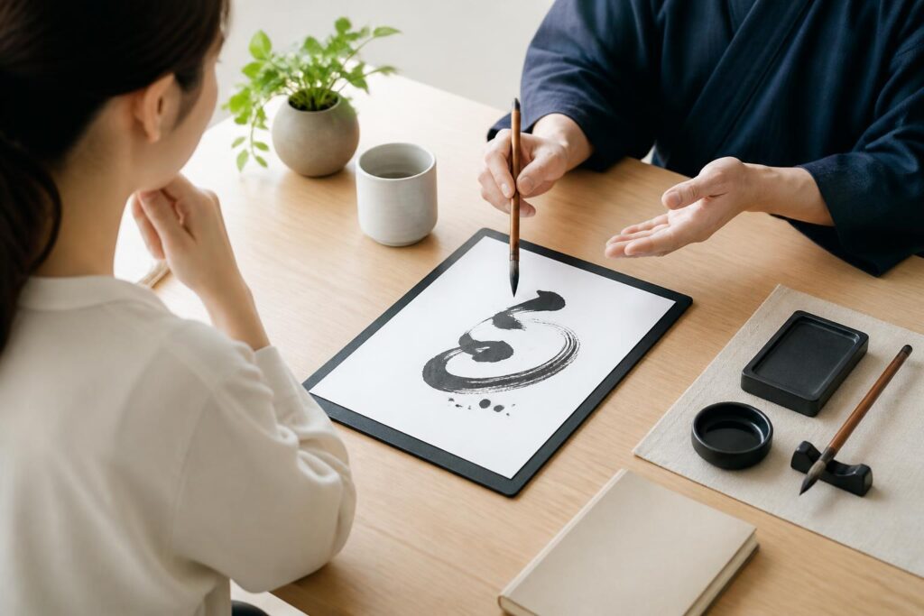 企業ロゴに筆文字を使って高級感を出す方法は？