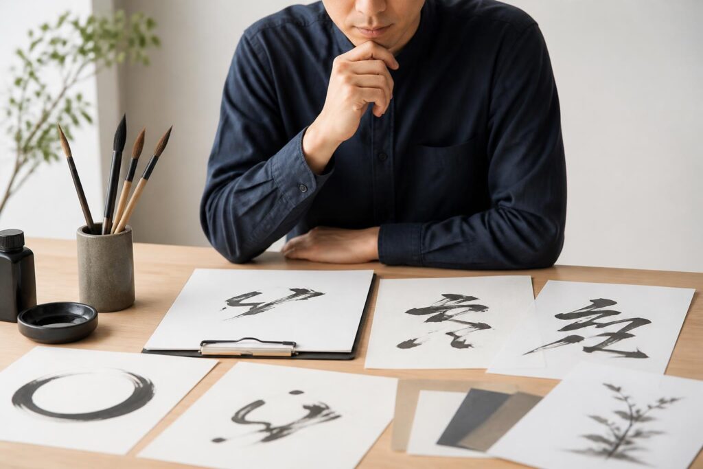 書道作品納品後に修正は可能？あなたの不安を解消します！