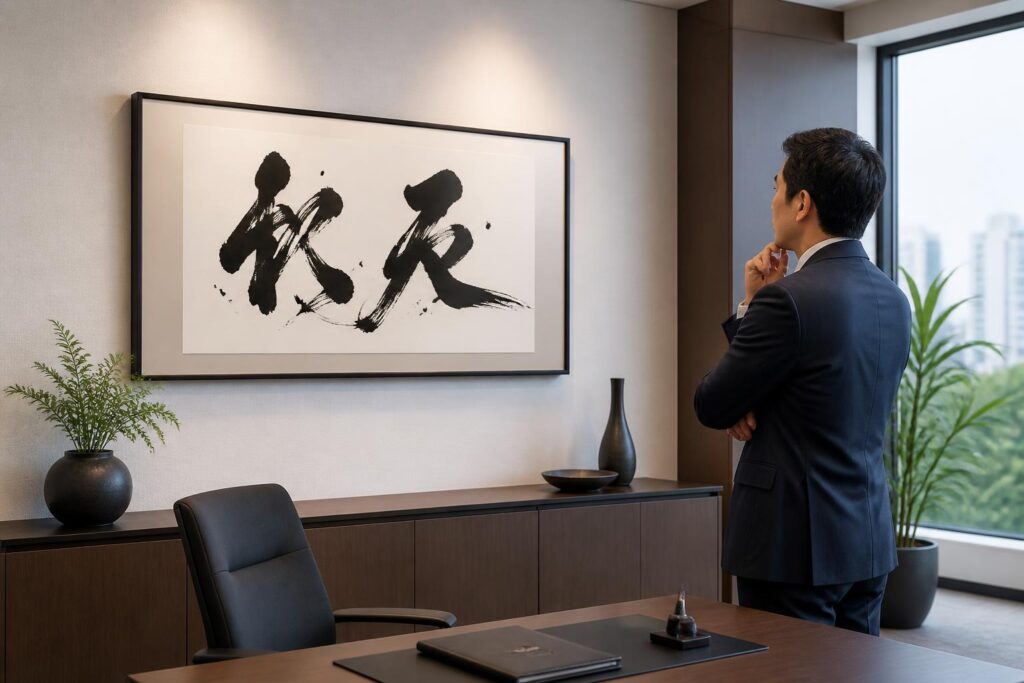 書道作品をオフィスに飾るならどんな選び方がよい？