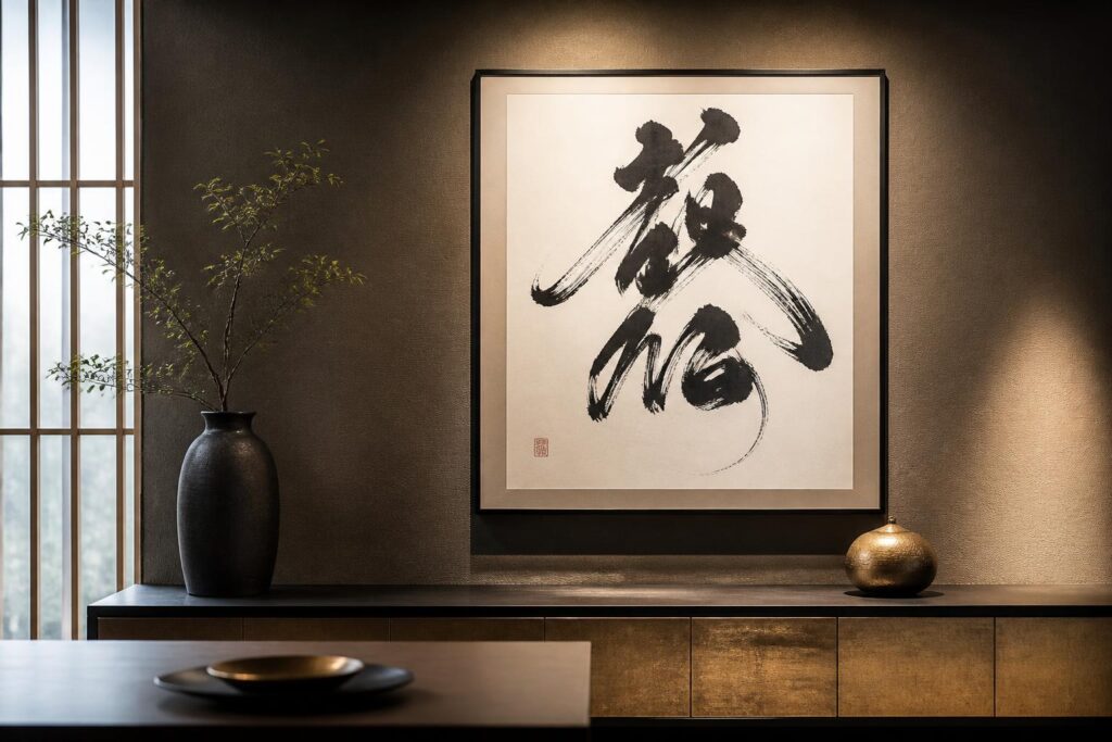 書道作品で高級感を演出するには？