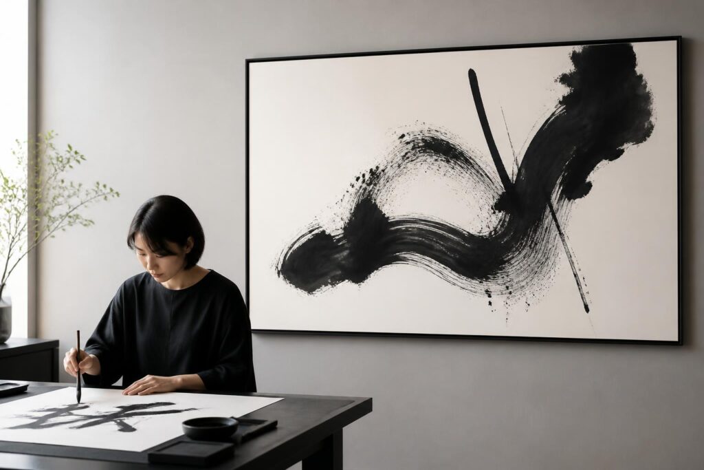 書道作品のモダンな表現とは？
