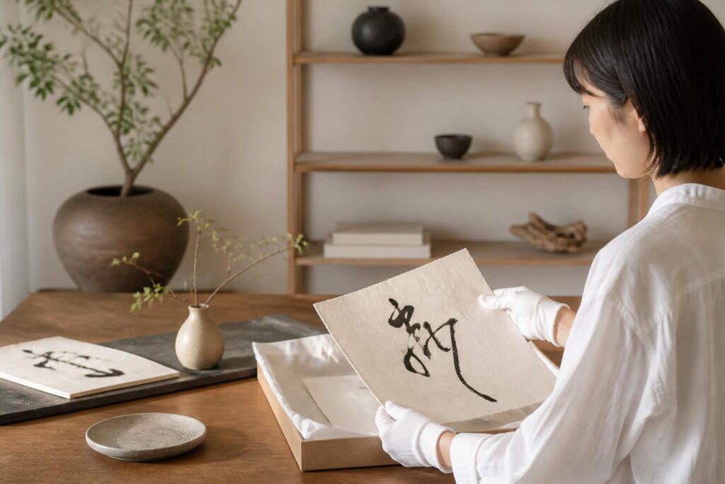 インテリア書の一点物はどこで買える？